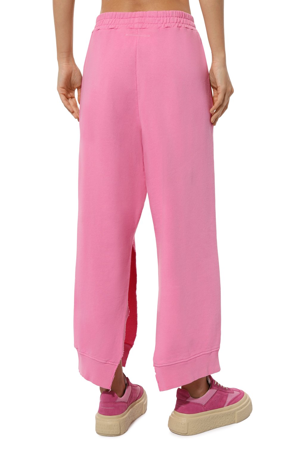 Хлопковые брюки MM6, арт. S52KA0515/M25004, фото 4