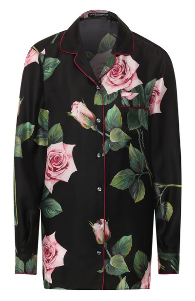 Женская шелковая рубашка DOLCE & GABBANA, арт. F5G56T/HS190