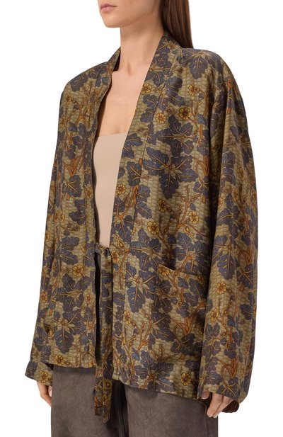 Кимоно UMA WANG хаки цвета по цене 106500 руб., арт. UM6512_1, фото 3 Кимоно UMA WANG, арт. UM6512_1, фото 3