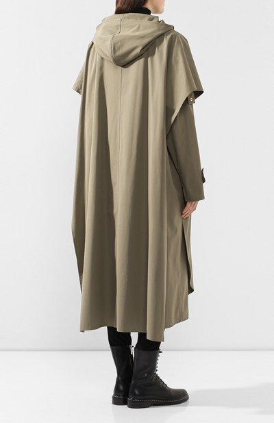 Плащ из смеси хлопка и вискозы BOTTEGA VENETA, арт. 609120/VK0N0, фото 4