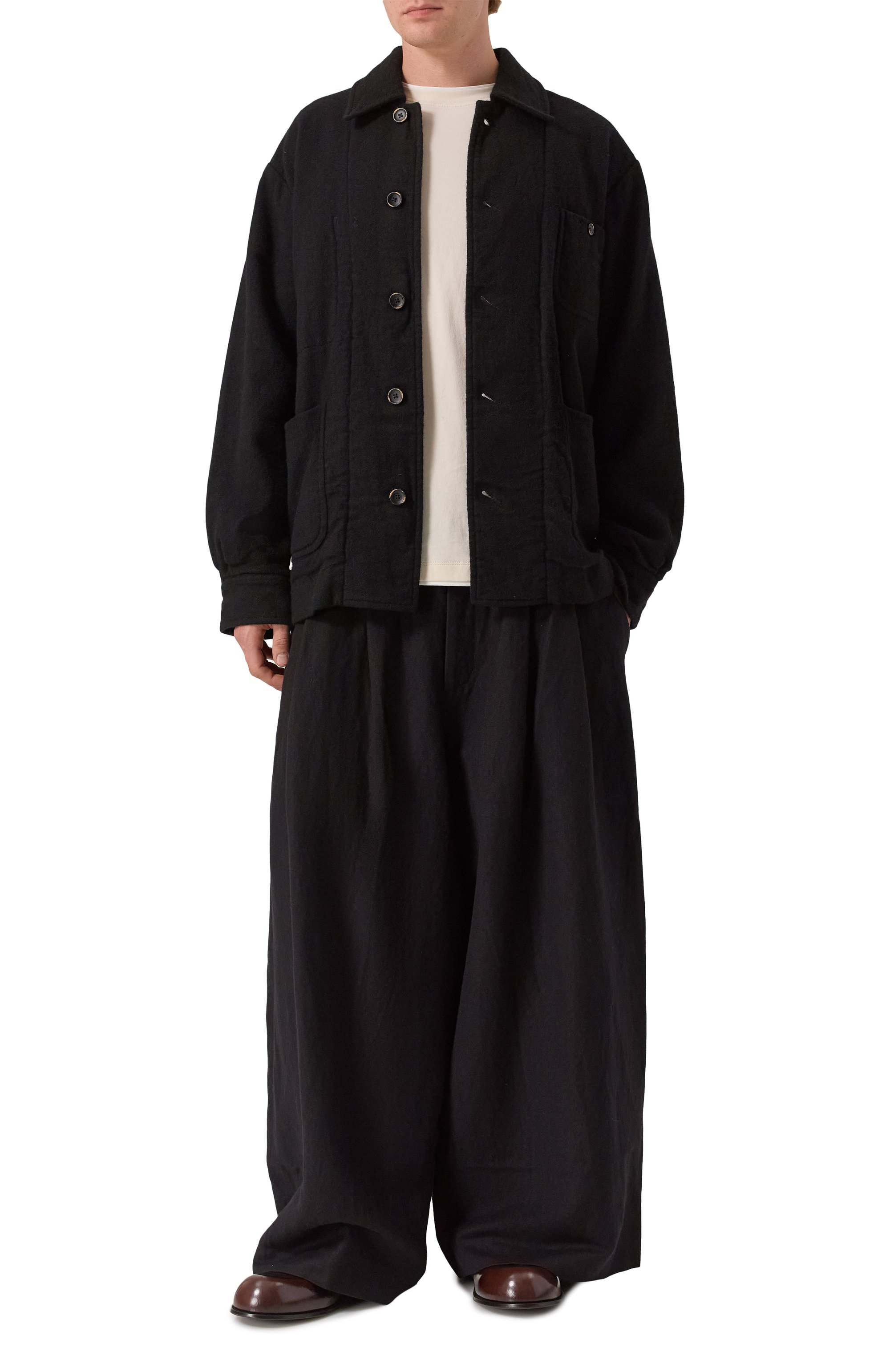 Брюки изо льна и шерсти UMA WANG, арт. UM3523, фото 2