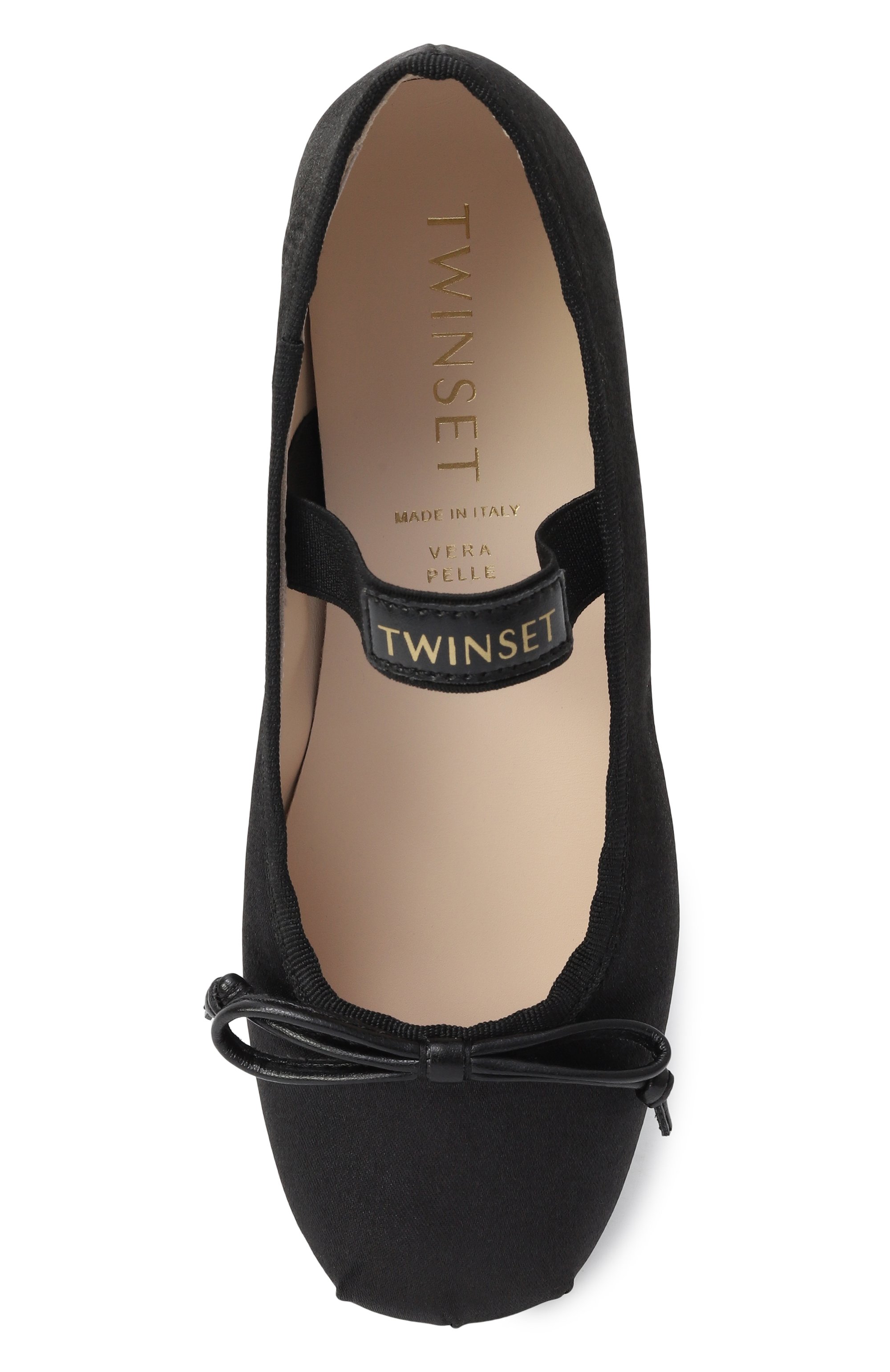 Атласные балетки TWINSET, арт. 251GCJ022/30-34, фото 4