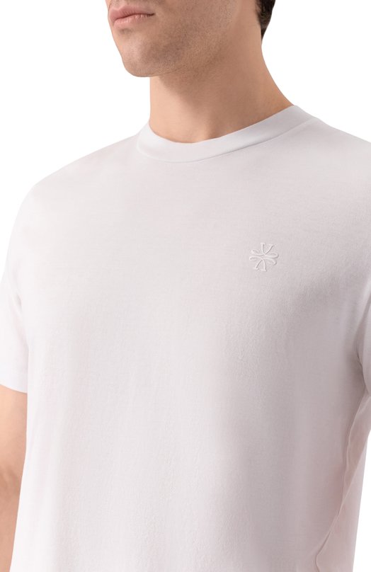 Хлопковая футболка Jacob Cohen JUM_40002 001 M4530 L1 Белый  JUM_40002 001 M4530 L1 Фото 5