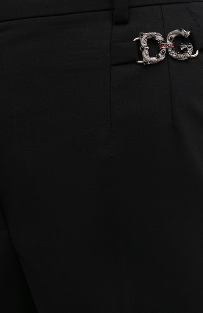 Шерстяные брюки DOLCE & GABBANA, арт. FTBUZT/FUBEC, фото 5