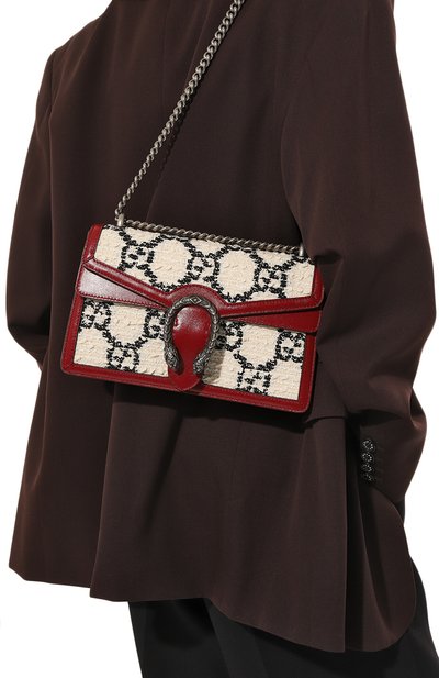 Сумка dionysus gg small GUCCI красного цвета по цене 285120 руб., арт. 400249 G32AN, фото 2 Сумка dionysus gg small GUCCI, арт. 400249 G32AN, фото 2