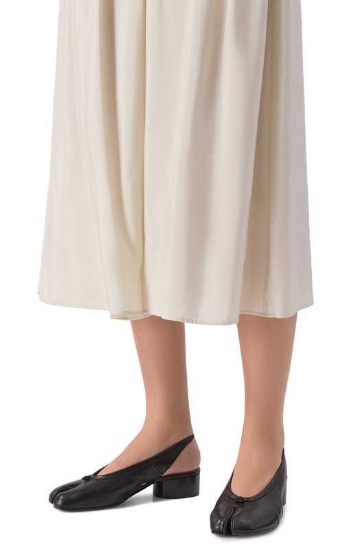 Кожаные туфли Tabi Maison Margiela S58WZ0141/P3753 Чёрный  S58WZ0141/P3753 Фото 2