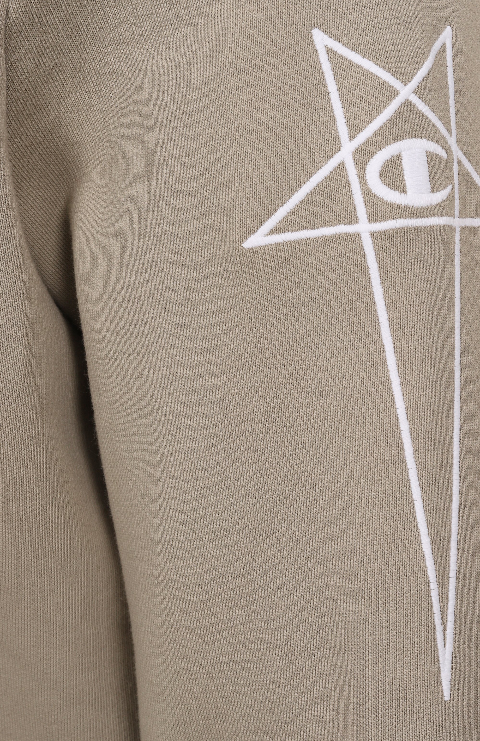 Хлопковая толстовка rick owens x champion RICK OWENS, арт. CM01E1665/CHFE, фото 6