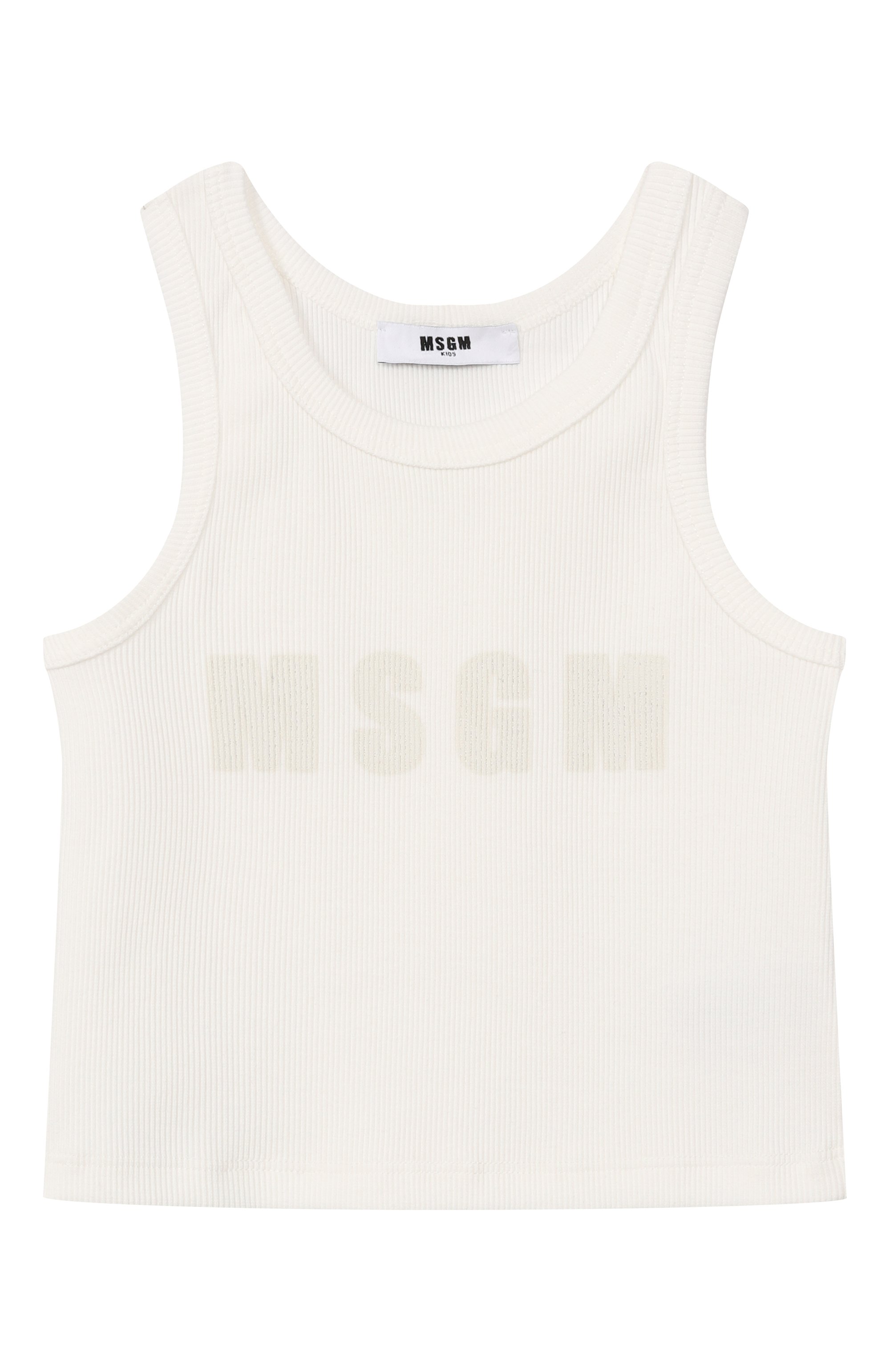 Хлопковая майка MSGM KIDS, арт. S6MSJGTA159, фото 1