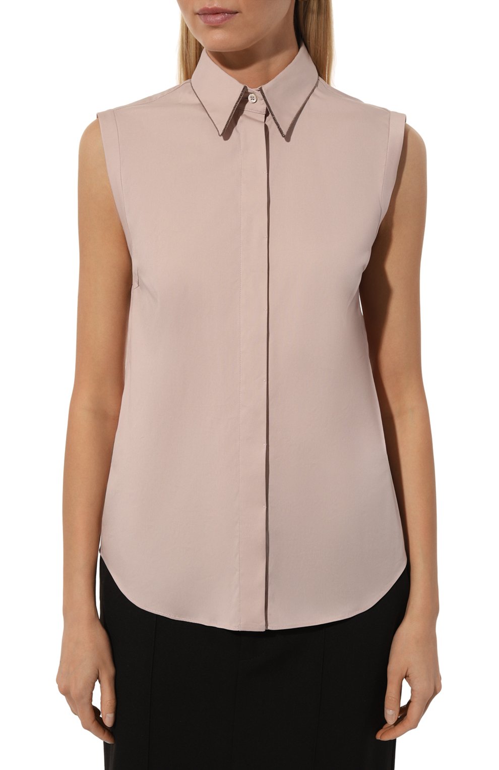 Хлопковая блузка BRUNELLO CUCINELLI, арт. M0091MA616, фото 3