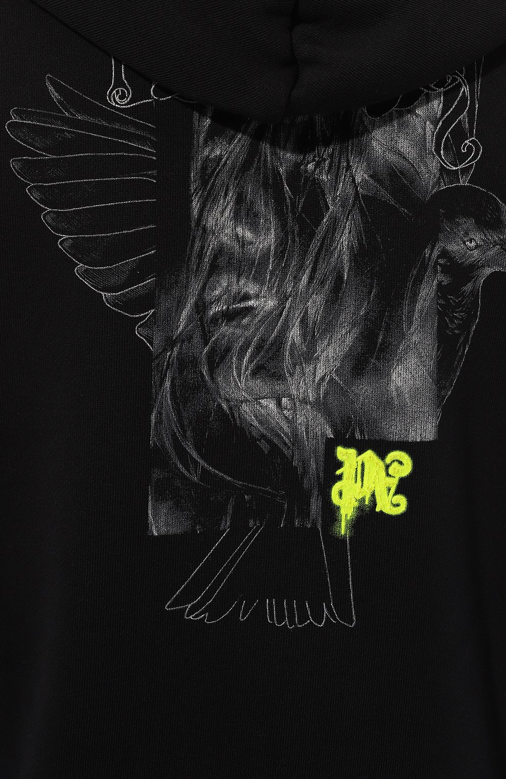 Хлопковое худи PALM ANGELS, арт. PMBB117F24FLE001, фото 5