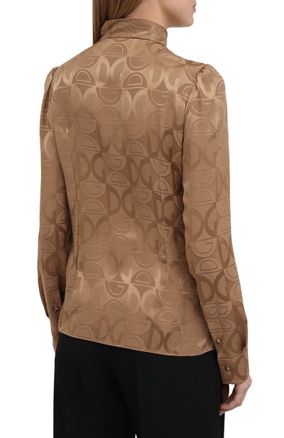 Шелковая блузка DOLCE & GABBANA, арт. F5I11T/FJ1ID, фото 4