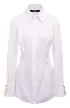Хлопковая рубашка BALMAIN, арт. CF0HS355/CE48, фото 1