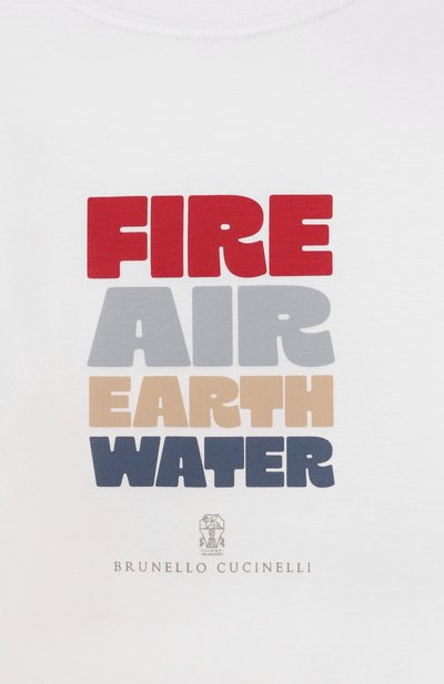 Хлопковая футболка BRUNELLO CUCINELLI, арт. B0B13T179C, фото 3