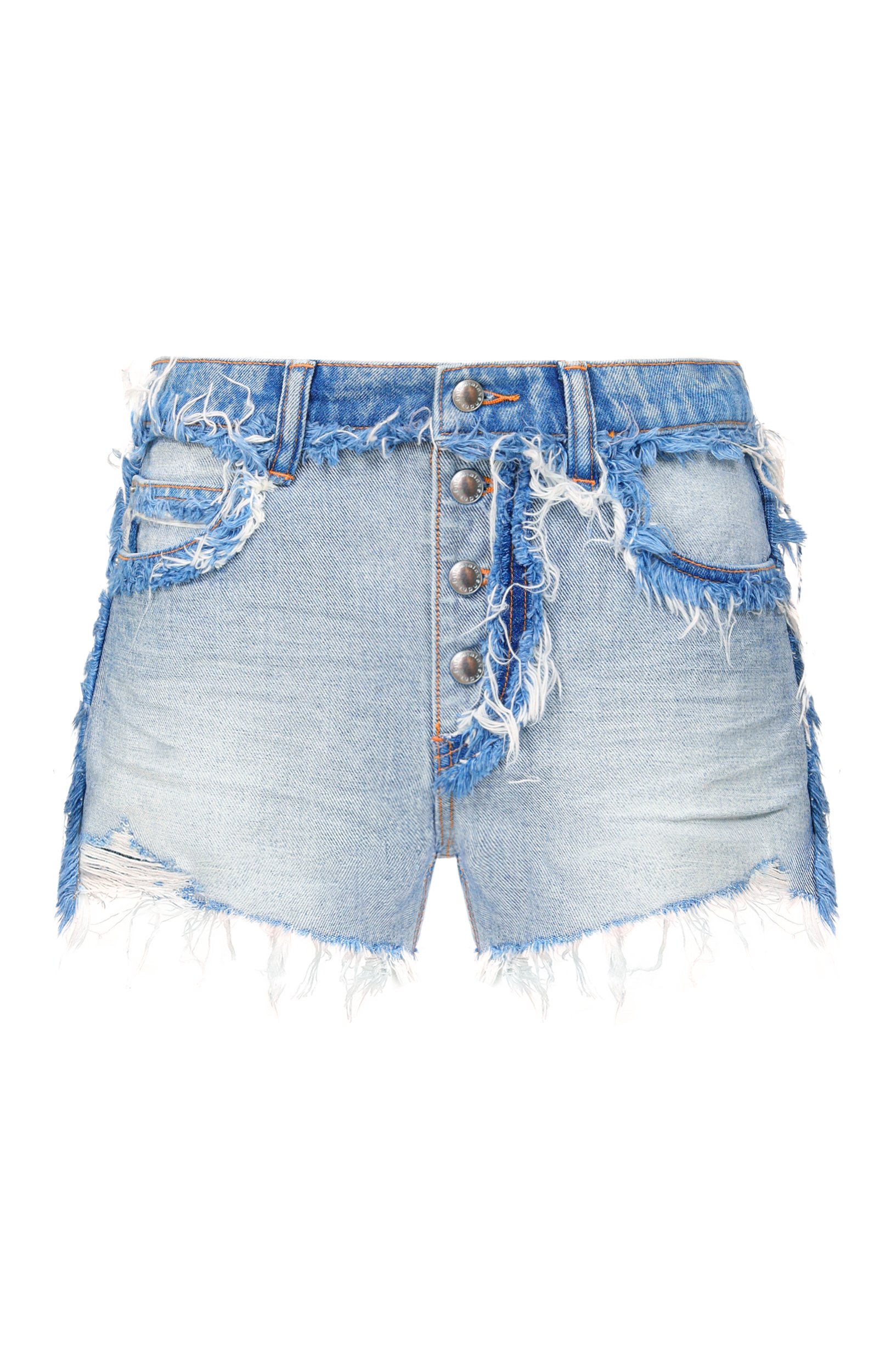 Джи нсовые шорты ALEXANDER WANG, арт. 4DC3264133, фото 1