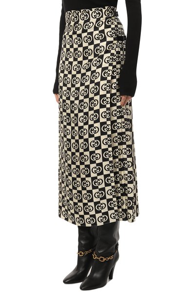 Шелковая юбка GUCCI, арт. 671153 Z8AVQ, фото 3