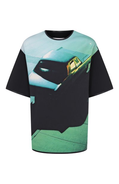 Мужской футболка из вискозы и хлопка JIL SANDER, арт. J21GC0176/J20307