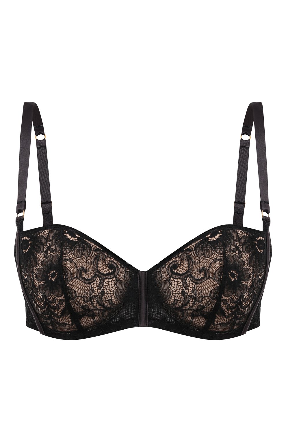 Бюстгальтер-балконет MAISON LEJABY черного цвета по цене 14370 руб., арт. 211132, фото 1 Бюстгальтер-балконет MAISON LEJABY, арт. 211132, фото 1