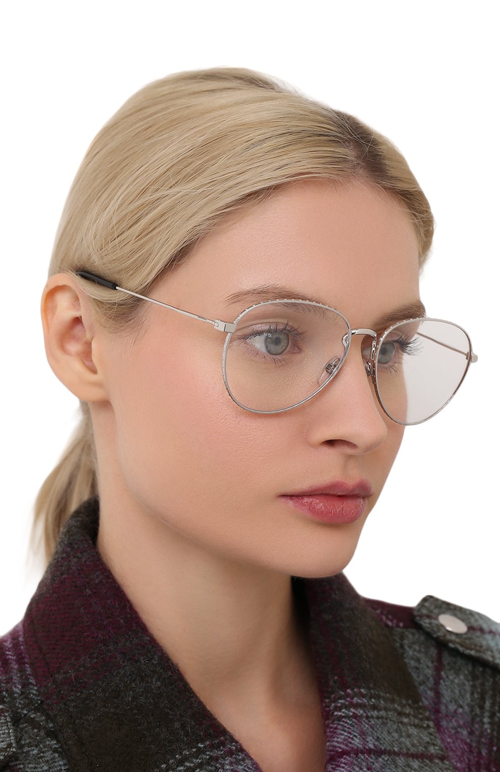 Оправа GIVENCHY серебряного цвета по цене 33150 руб., арт. 0071 84J, фото 2 Оправа GIVENCHY, арт. 0071 84J, фото 2