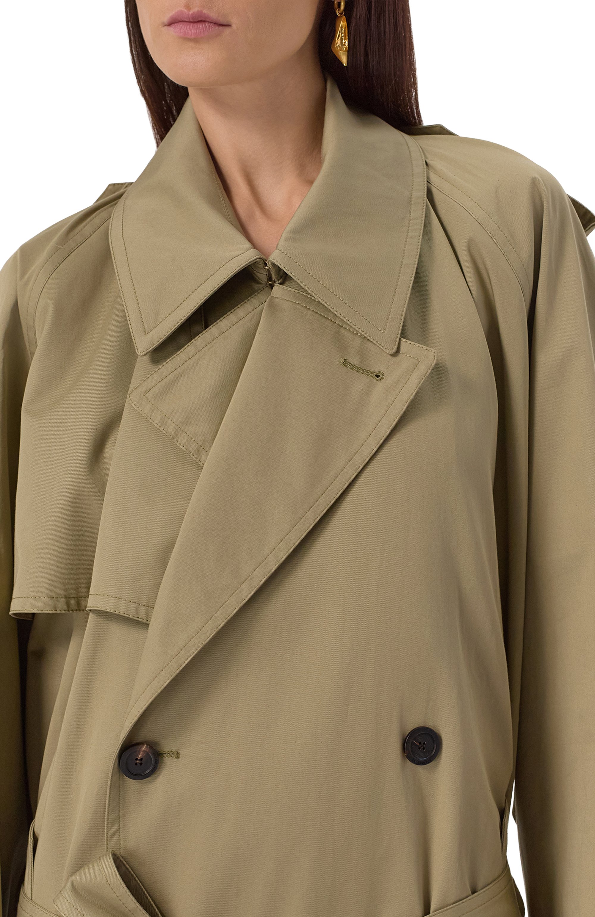 Хлопковый тренч BALENCIAGA, арт. 839117/TSP13, фото 5