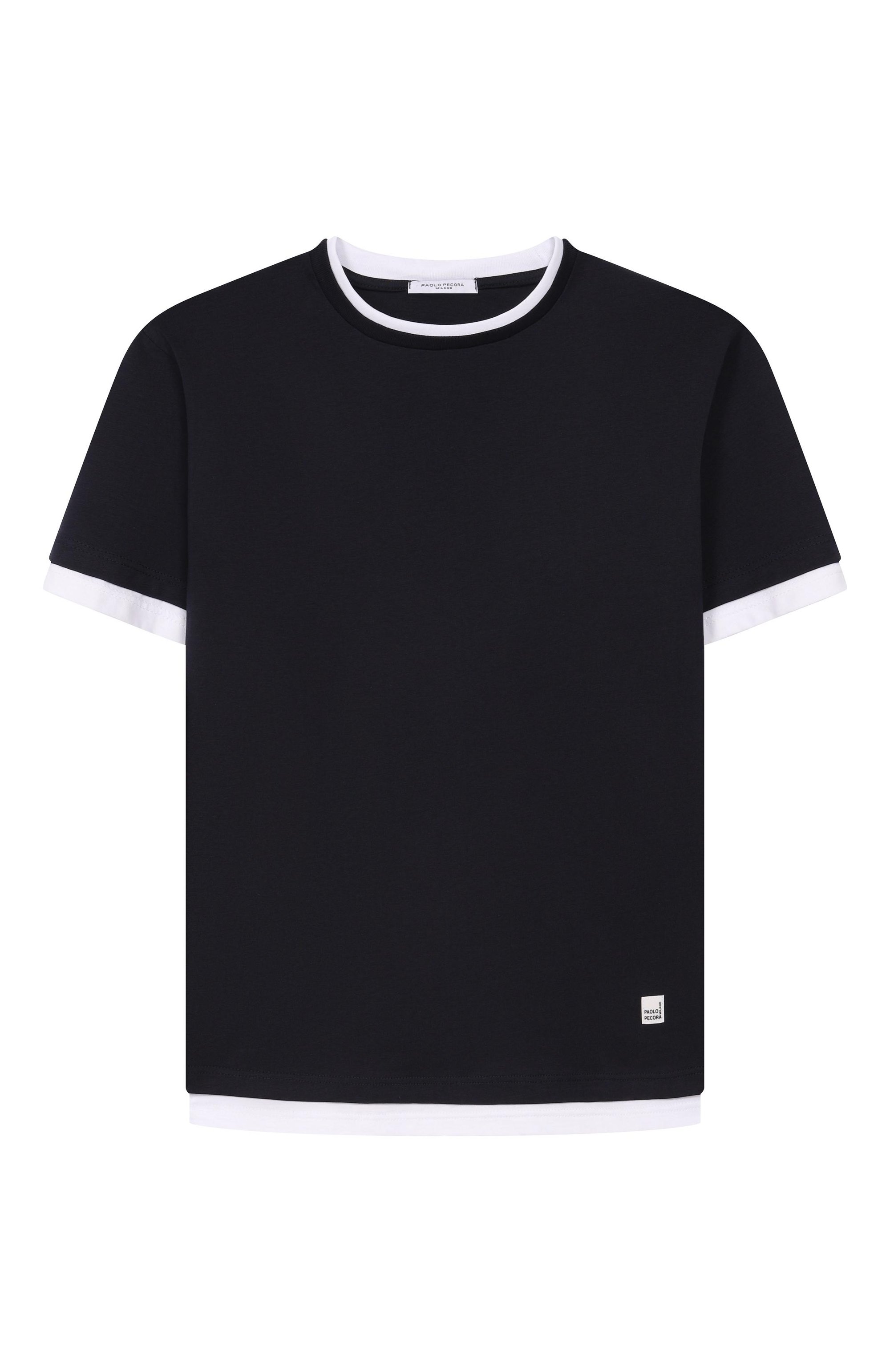 Хлопковая футболка PAOLO PECORA MILANO, арт. PP4348, фото 1