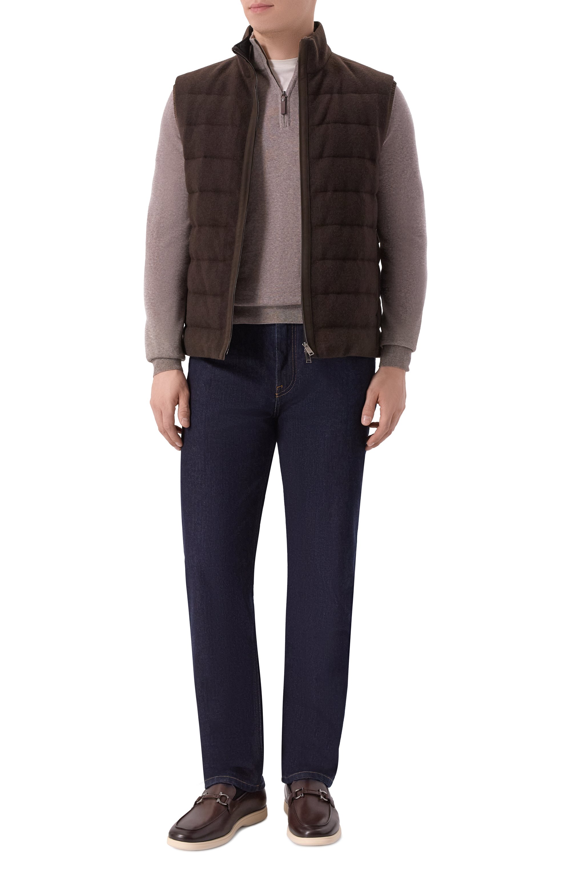 Кожаные лоферы FERRAGAMO, арт. 028298/778818, фото 2