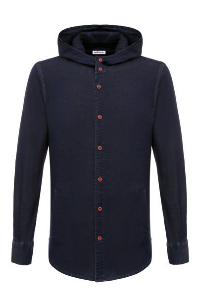 Мужская хлопковая рубашка KITON, арт. UMCMARH08859