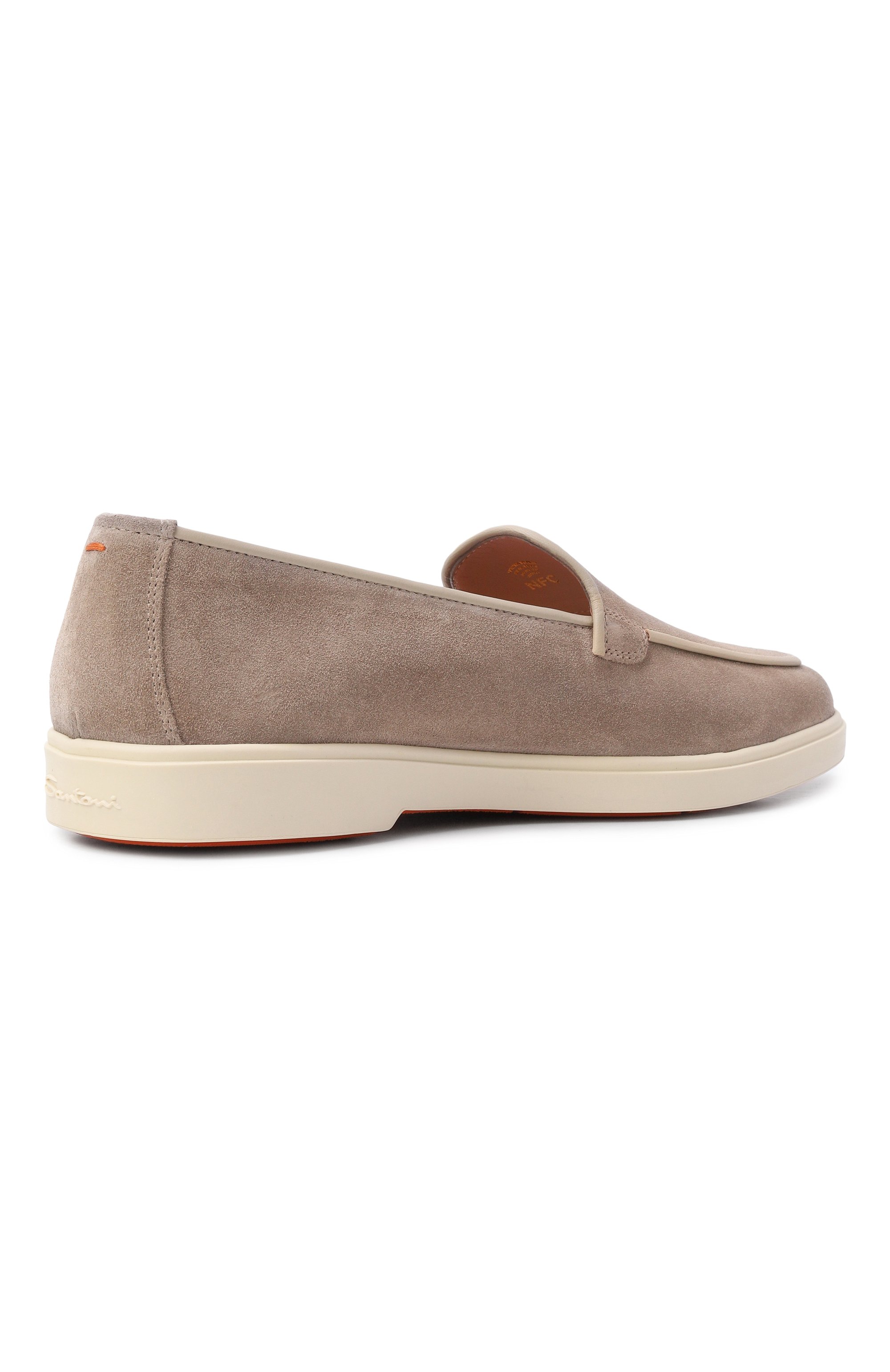 Замшевые лоферы SANTONI, арт. WUYG72027TISN0RB, фото 5