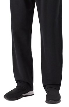 Мужские текстильные кроссовки KITON черного цвета, арт. USSA324N0104503 | Фото 3 (Подошва: Массивная; Материал сплава: Проставлено; Драгоценные камни: Проставлено; Материал внешний: Текстиль; Материал внутренний: Натуральная кожа; Кросс-КТ: Низкие; Стили: Классический; Материал утеплителя: Без утеплителя)