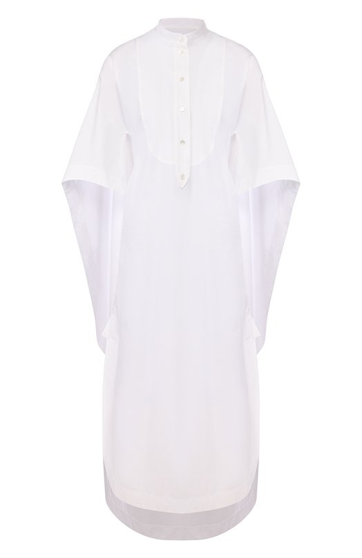 

Хлопковое платье Lanvin, Белый