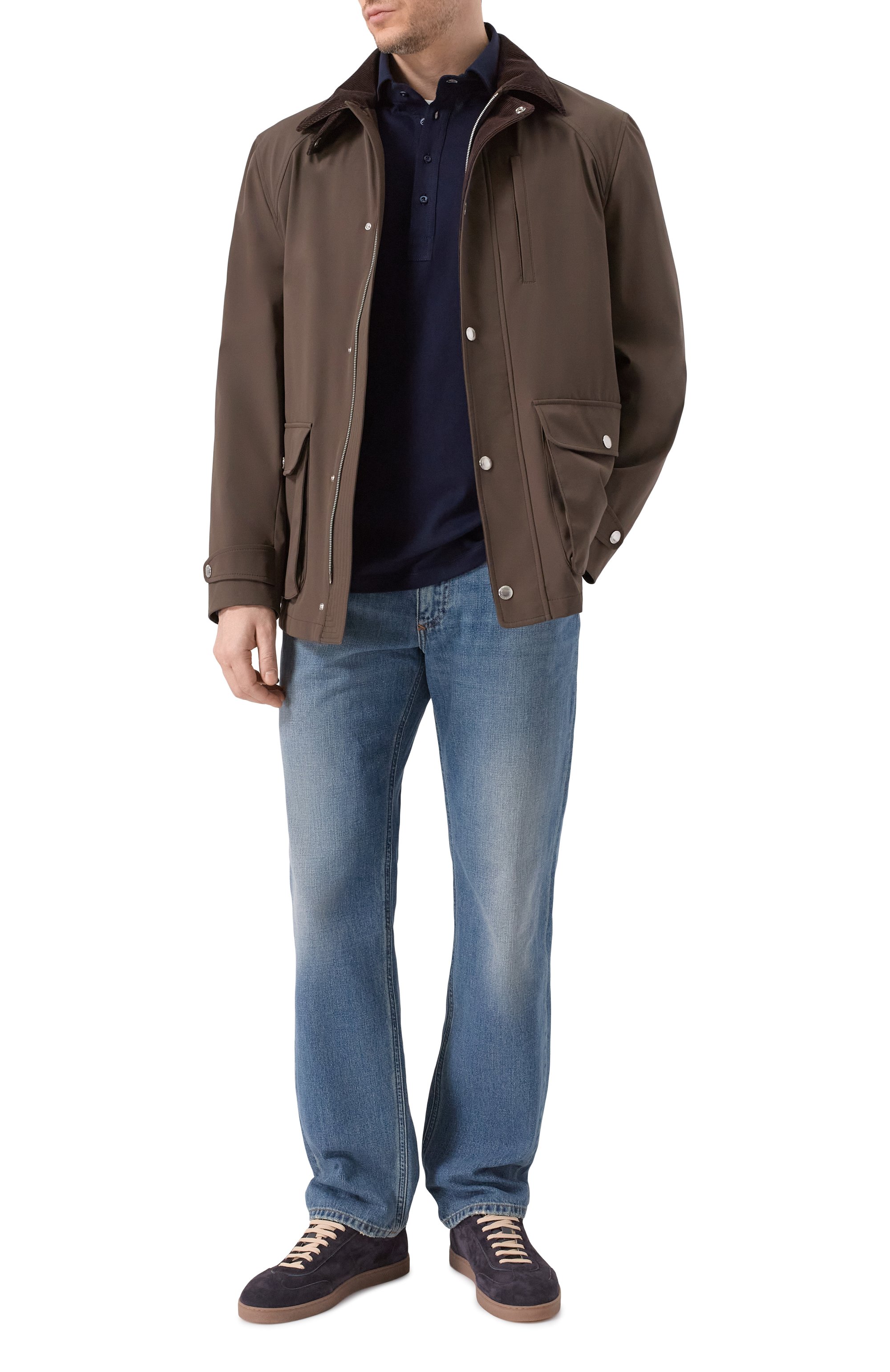 Хлопковое поло BRUNELLO CUCINELLI, арт. M0B133914, фото 2