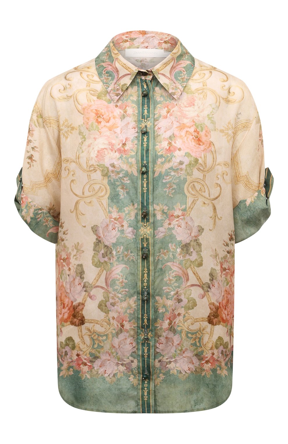 Шелковая блузка ZIMMERMANN, арт. 8624TRS242, фото 1