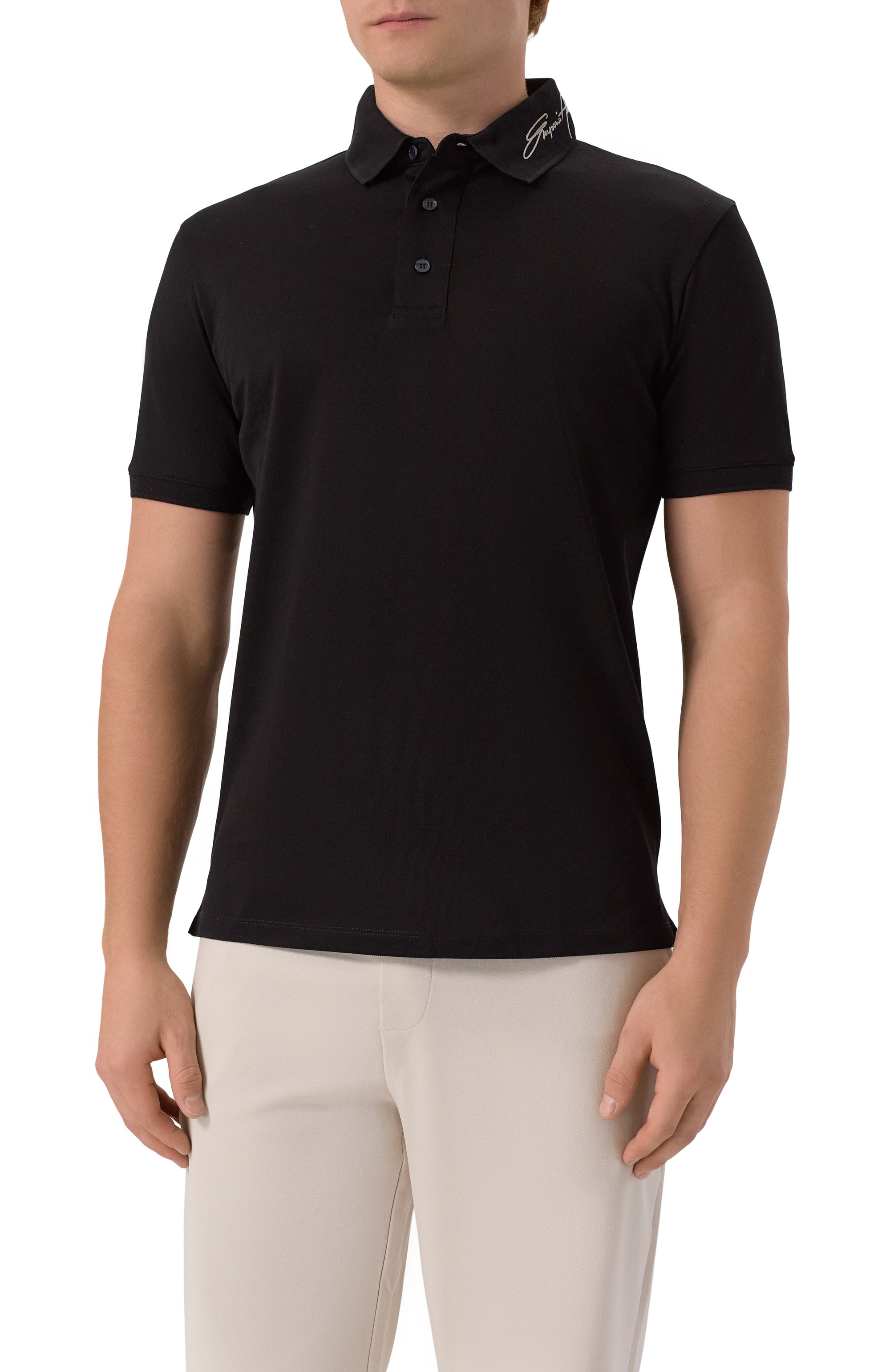 Хлопковое поло EMPORIO ARMANI, арт. EM002999/AF12955, фото 3