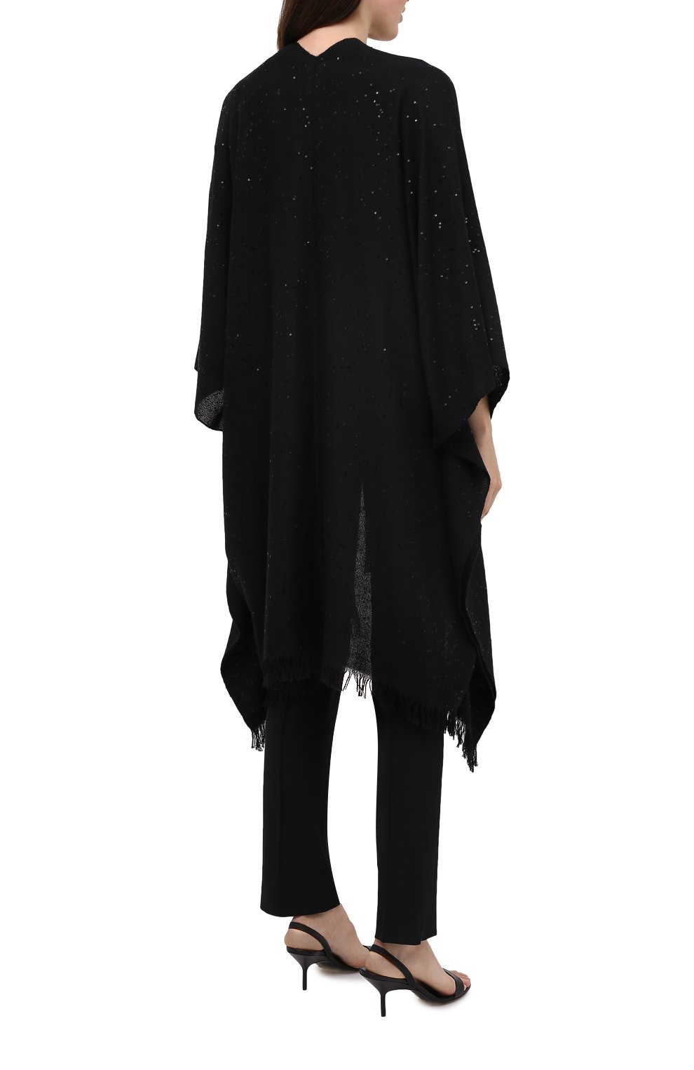 Пончо из смеси кашемира и шелка BRUNELLO CUCINELLI, арт. MSCDVSP18, фото 4