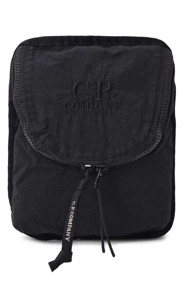 Мужская сумка C.P. COMPANY черного цвета, арт. 18CMAC049A110188G | Фото 1 (Ремень/цепочка: На ремешке; Материал: Текстиль; Размер: small)