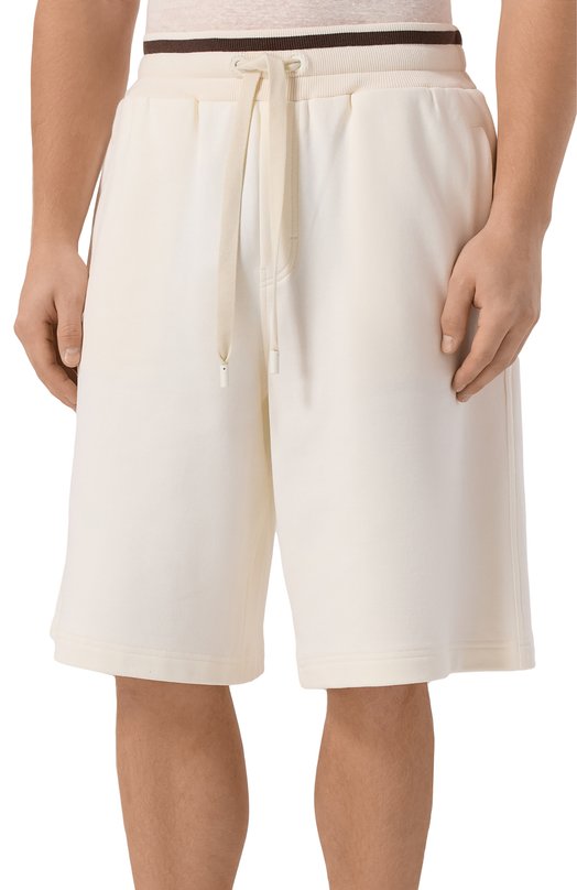 Хлопковые шорты Dolce & Gabbana GP08BT/HU7DU Белый  GP08BT/HU7DU Фото 3