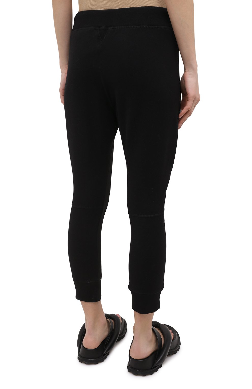 Хлопковые брюки DSQUARED2 черного цвета по цене 45650 руб., арт. S75KB0197/S25042, фото 4 Хлопковые брюки DSQUARED2, арт. S75KB0197/S25042, фото 4