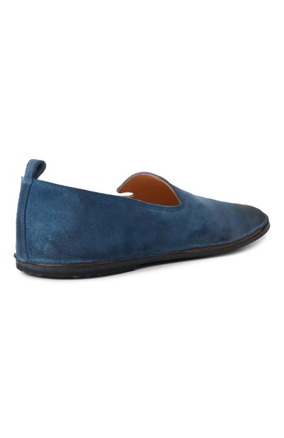 Замшевые слиперы strasacco MARSELL синего цвета по цене 69950 руб., арт. MW4285/P024, фото 5 Замшевые слиперы strasacco MARSELL, арт. MW4285/P024, фото 5