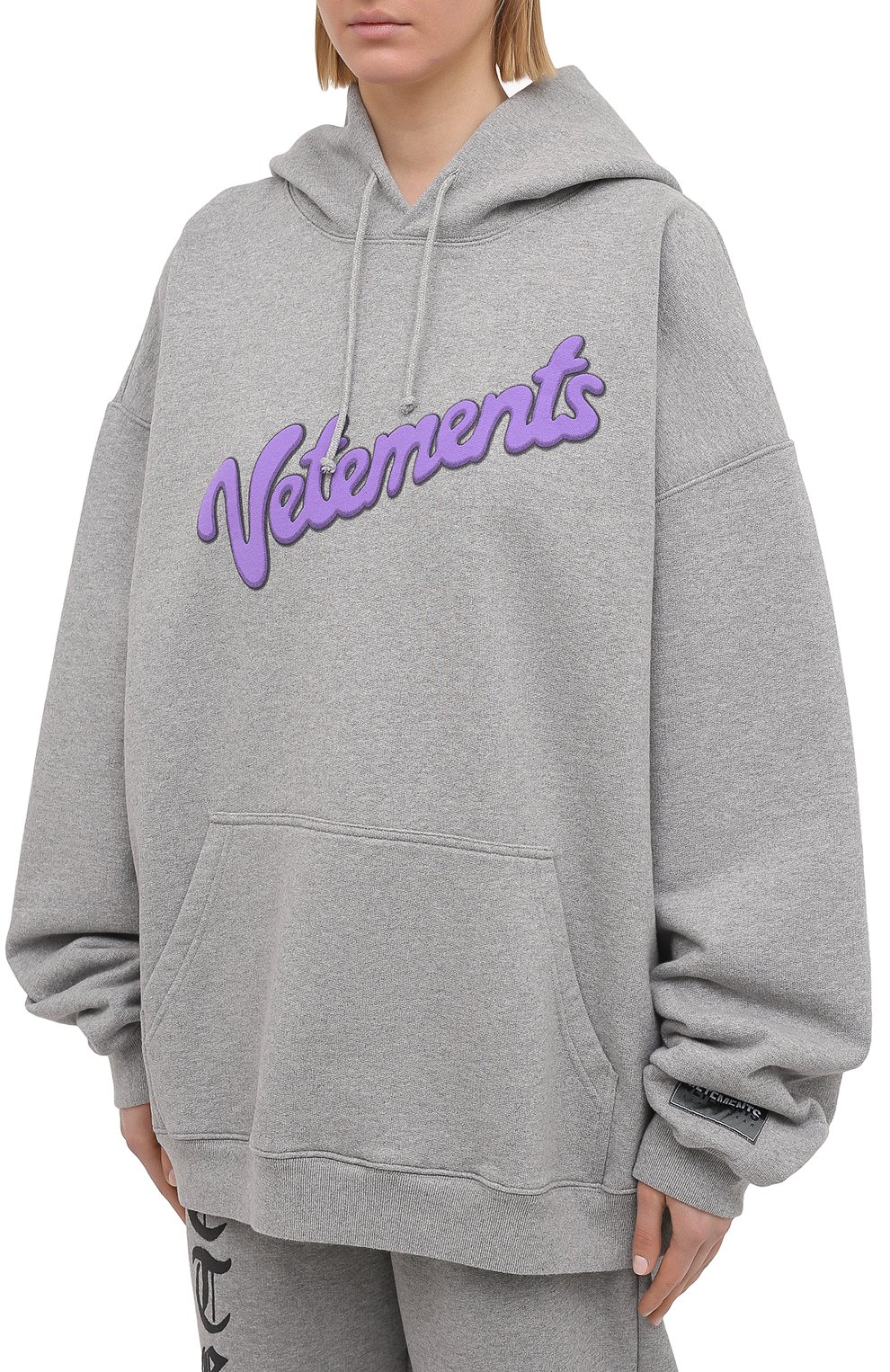 Хлопковое худи VETEMENTS, арт. UE51TR770G 1604/W, фото 3