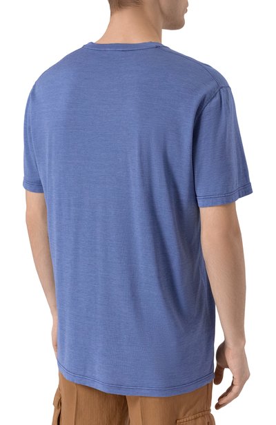 Футболка из шелка и хлопка KITON, арт. UMK063203, фото 4