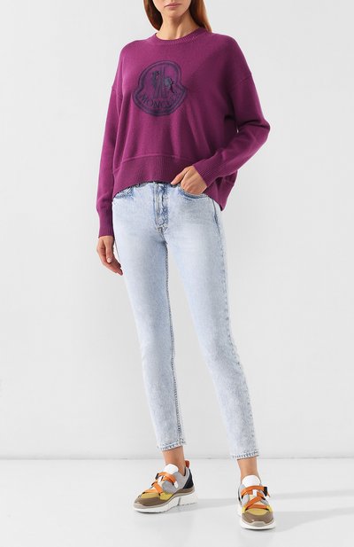 Пуловер из смеси шерсти и кашемира MONCLER, арт. E2-093-90559-52-A9235, фото 2