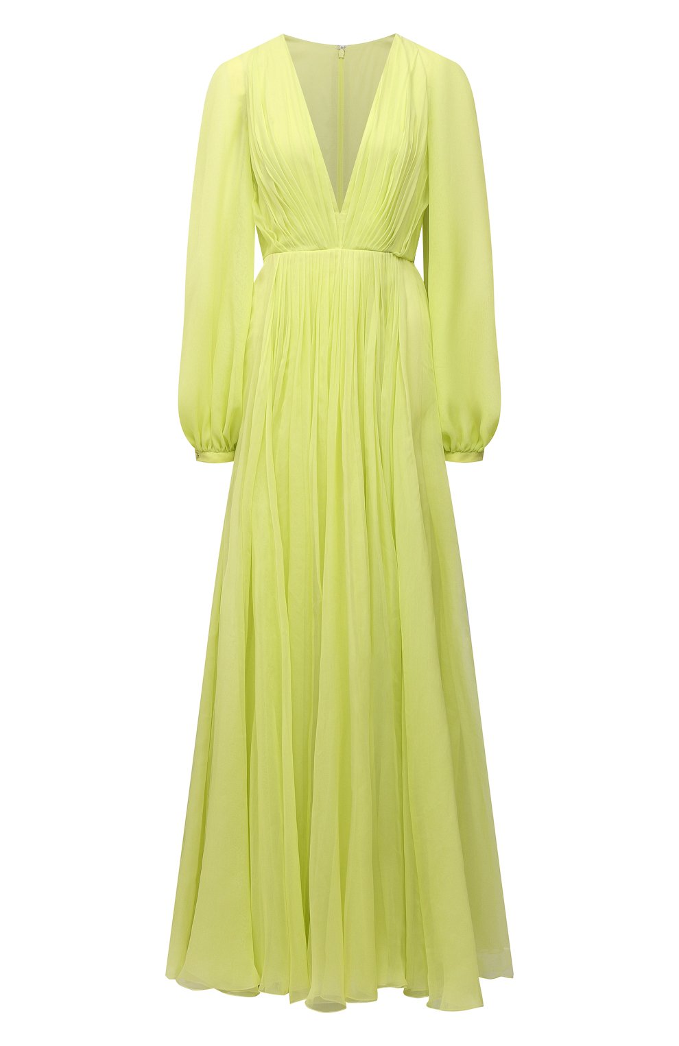 Шелковое платье VALENTINO светло-зеленого цвета по цене 974000 руб., арт. XB3VDCY52UP, фото 1 Шелковое платье VALENTINO, арт. XB3VDCY52UP, фото 1