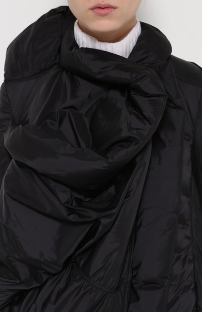 Укороченный пуховик асимметричного кроя RICK OWENS, арт. RP/16F2714/I, фото 5