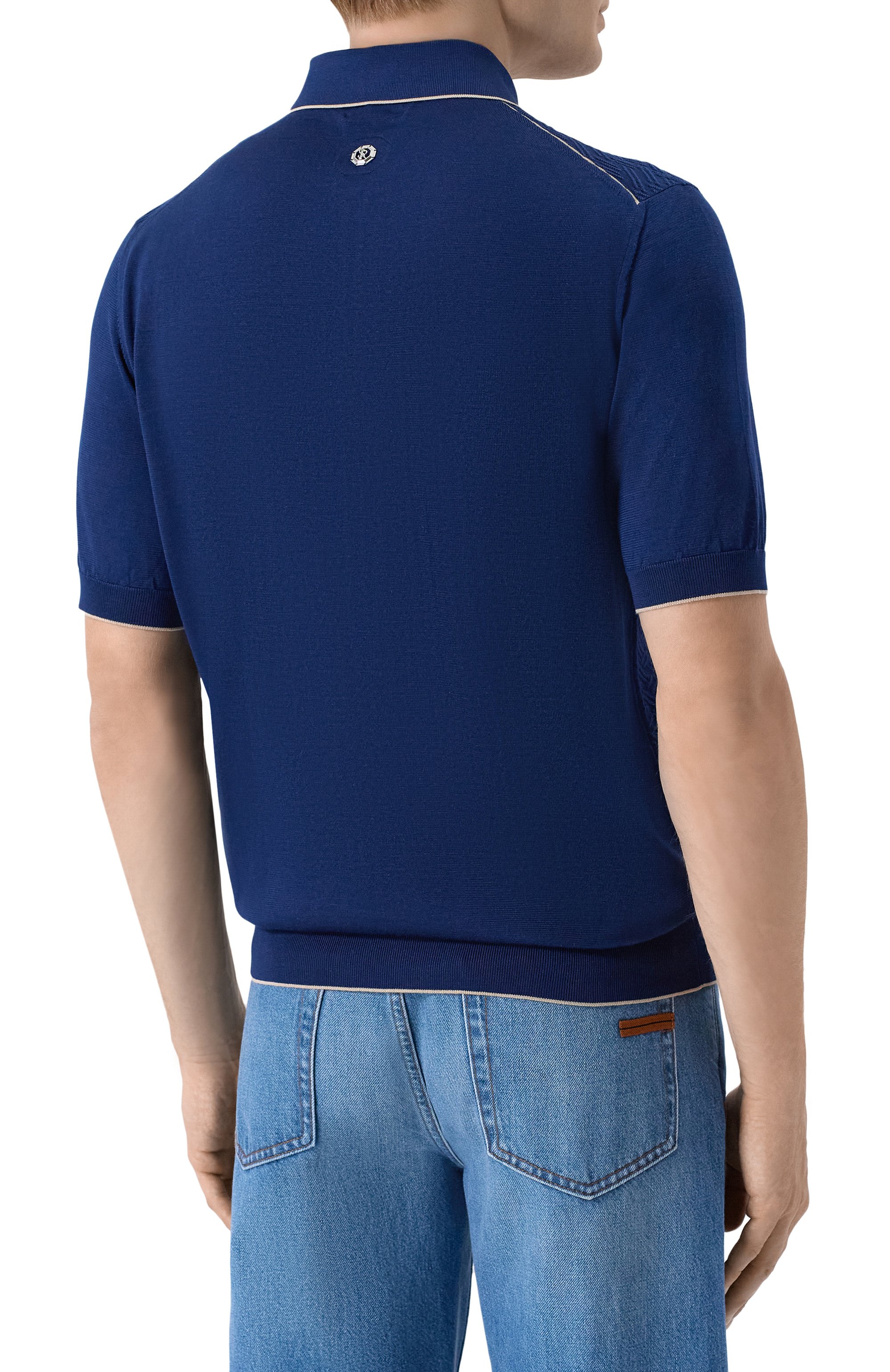 Шелковое поло STEFANO RICCI, арт. K616452P31/F26117, фото 4