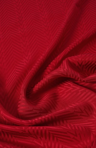 Шелковый платок VALENTINO красного цвета по цене 59500 руб., арт. 9W2EI114/FUZ, фото 3 Шелковый платок VALENTINO, арт. 9W2EI114/FUZ, фото 3