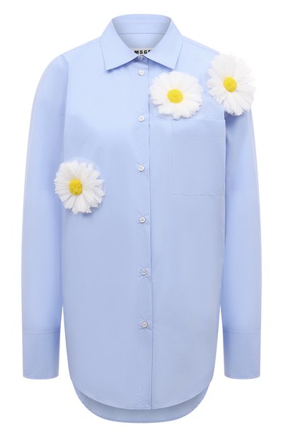 Женская хлопковая рубашка MSGM, арт. 3641MDE20X/247101