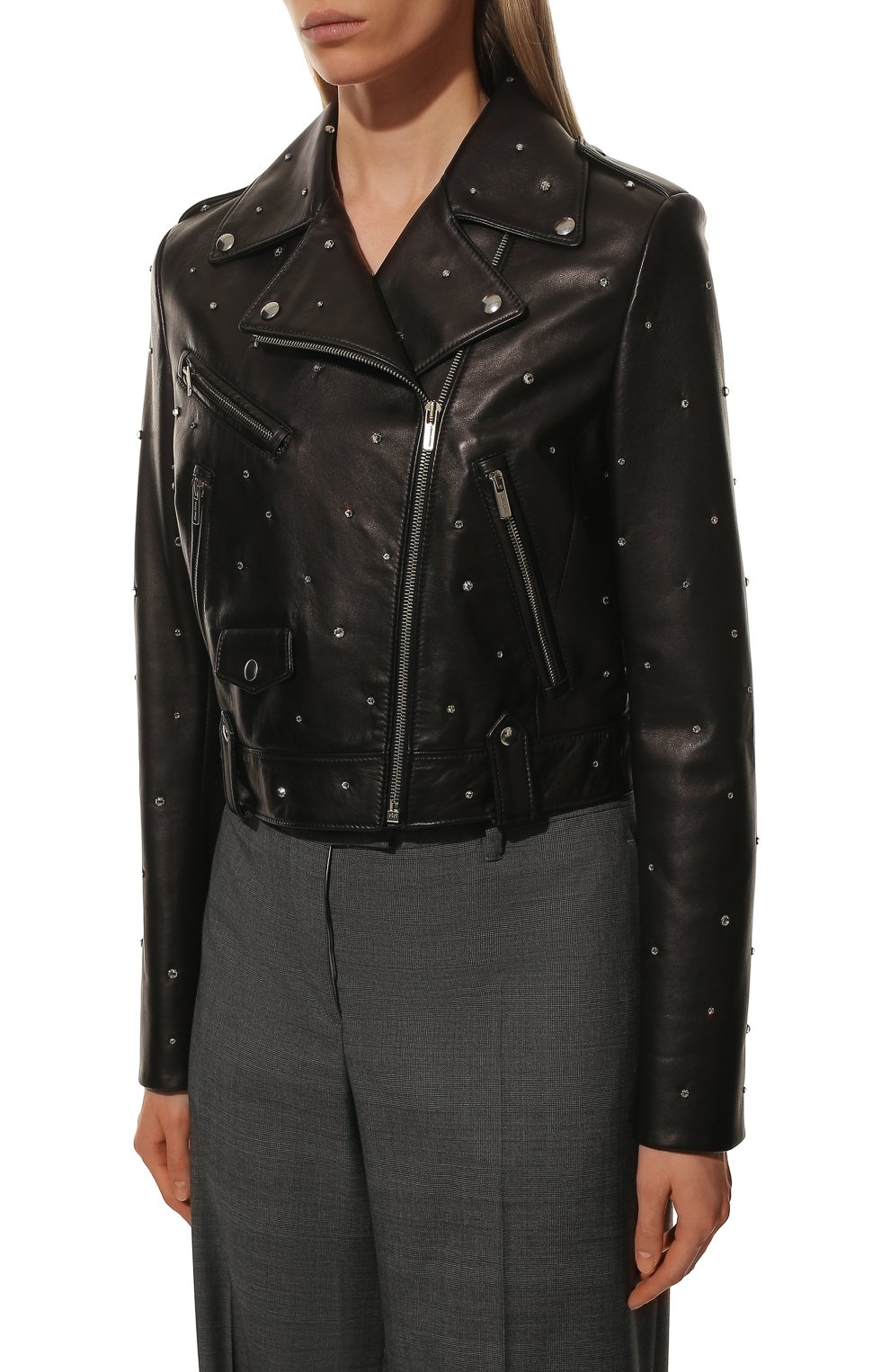 Кожаная куртка MIU MIU, арт. MPV711-462-F0002, фото 3