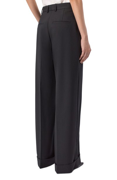 Шерстяные брюки THE KOOPLES черного цвета по цене 39350 руб., арт. FPAN31053K, фото 4 Шерстяные брюки THE KOOPLES, арт. FPAN31053K, фото 4