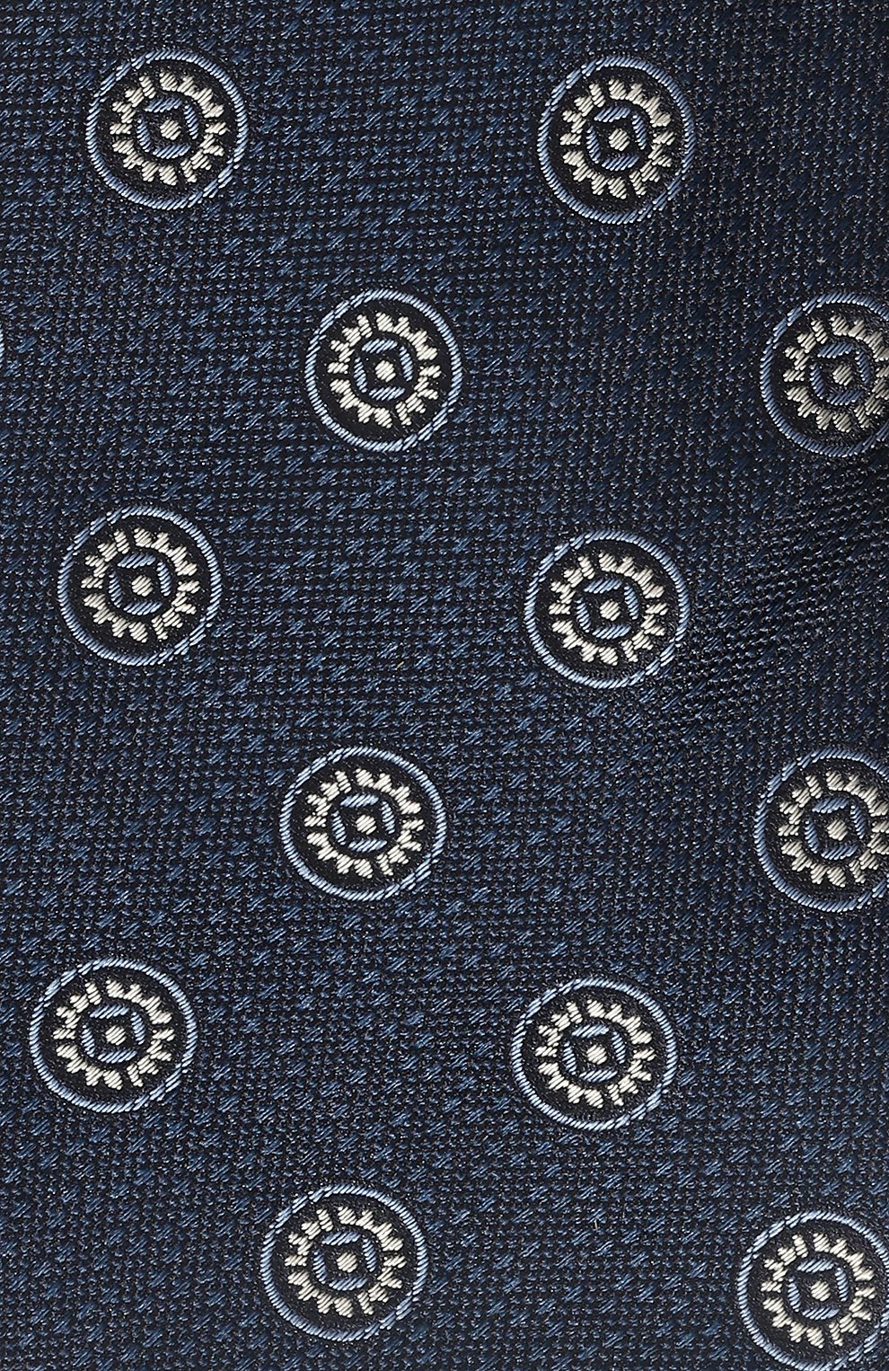Шелковый галстук CANALI темно-синего цвета по цене 16800 руб., арт. 18/HJ03990, фото 4 Шелковый галстук CANALI, арт. 18/HJ03990, фото 4