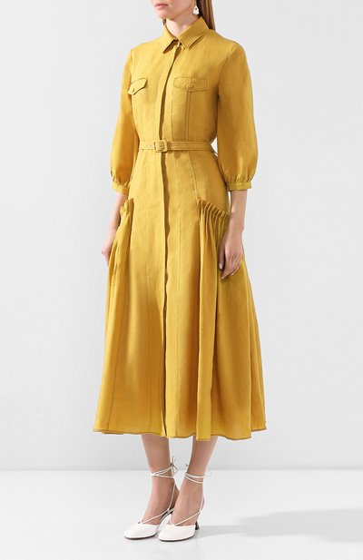 Льняное платье GABRIELA HEARST, арт. 220441/LA001/40, фото 3