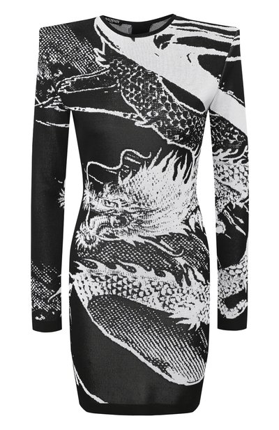 Женское платье из вискозы BALMAIN, арт. SF16285/K434